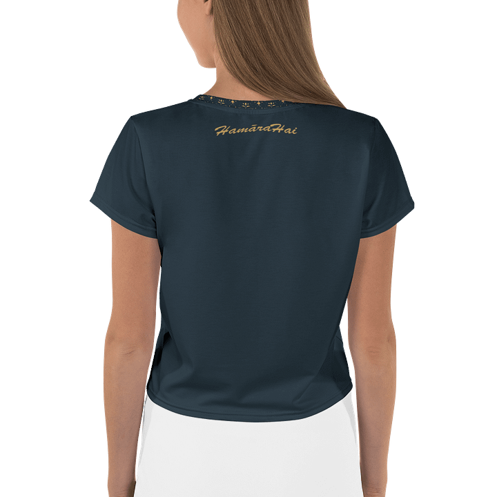 Dhyana - Crop Top Tee - Blue product image (2)