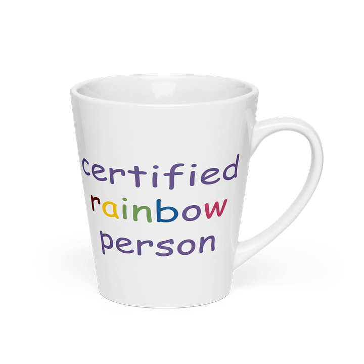 Certified Rainbow Person Latte Mug 12oz product image (2)
