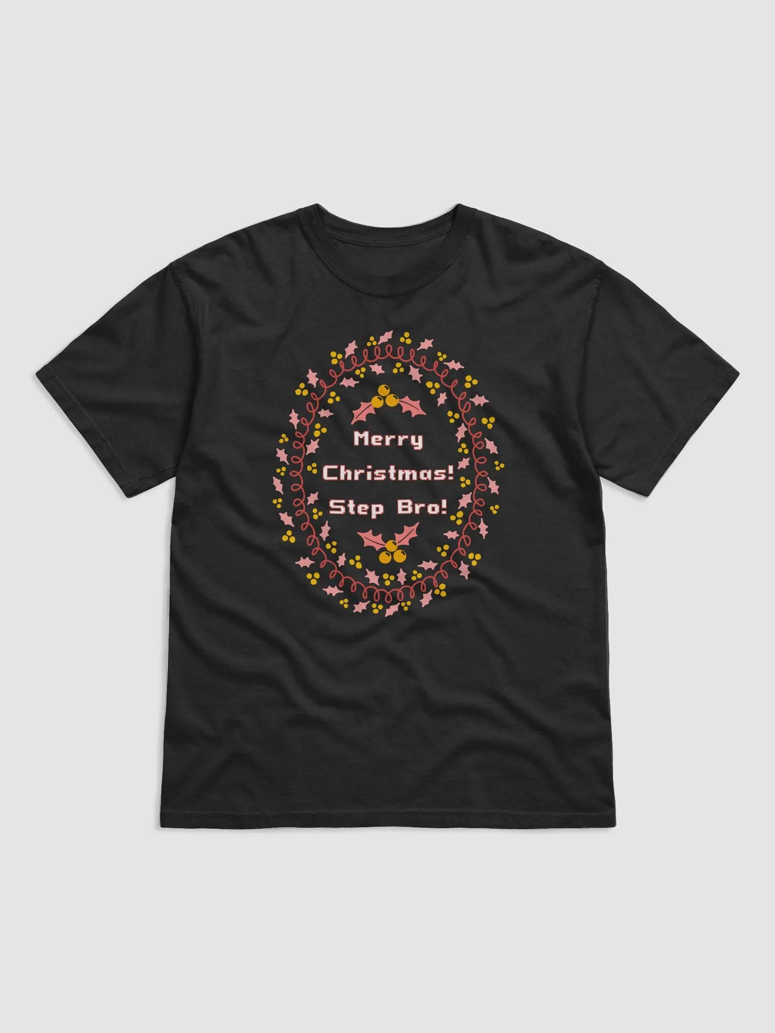 Step Bro Christmas T-Shirt - Pink product image (7)