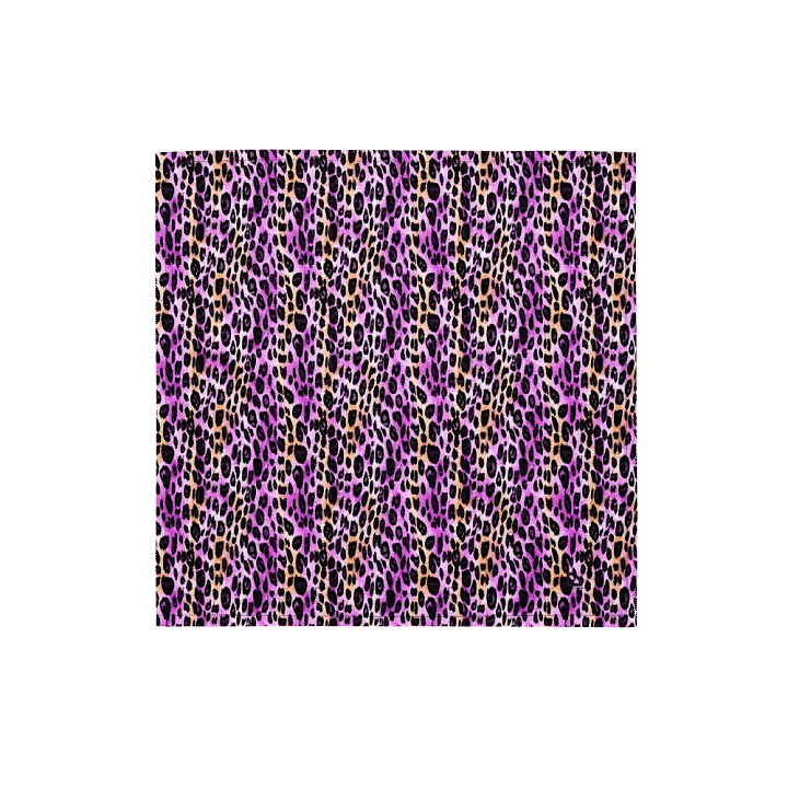 Purple Beige Leopard Bandana product image (1)