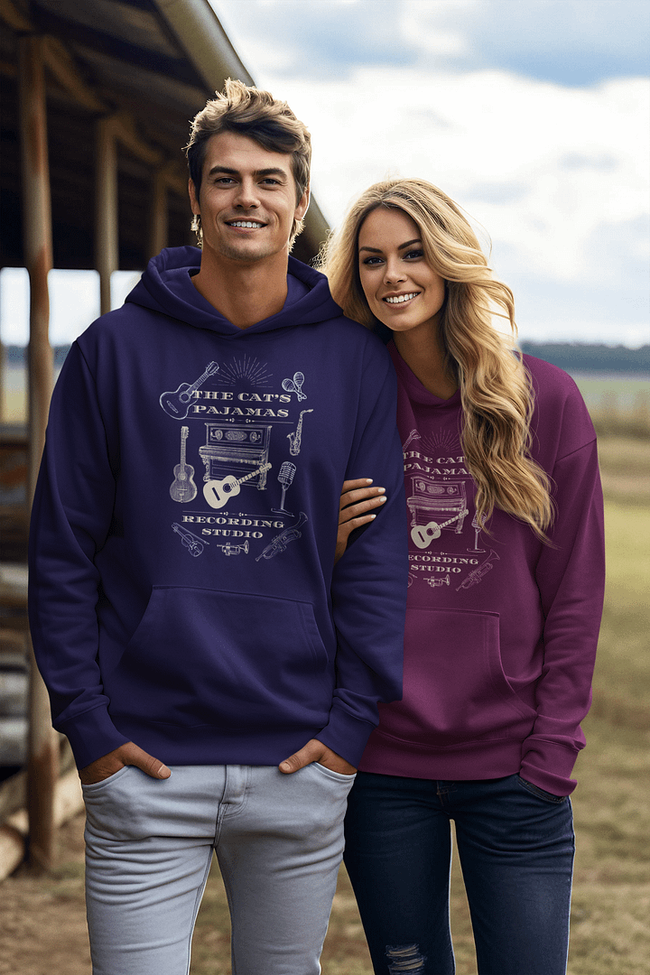 The Cat's Pajamas Cozy Cotton Unisex Hoodie product image (1)