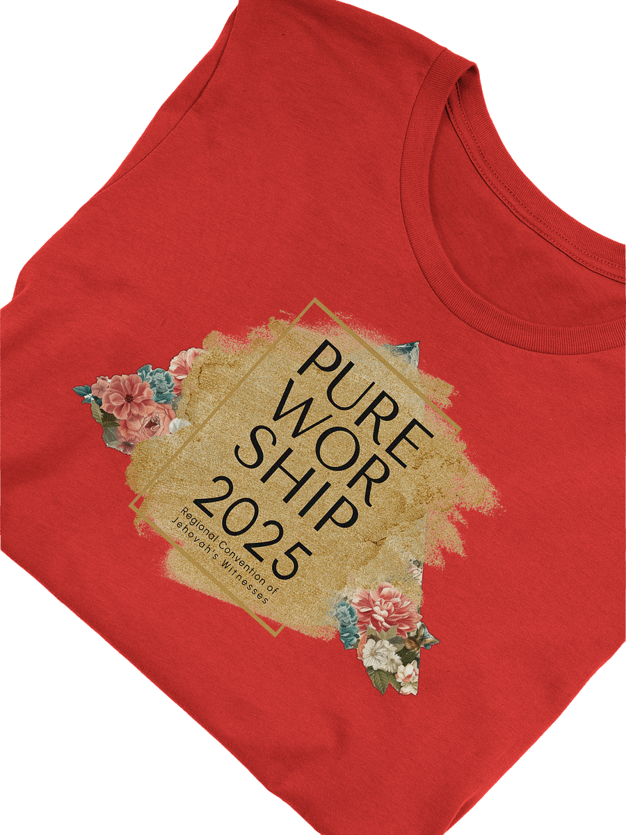 2025 "Pure Worship" Floral Mountain Unisex T-Shirt product image (2)