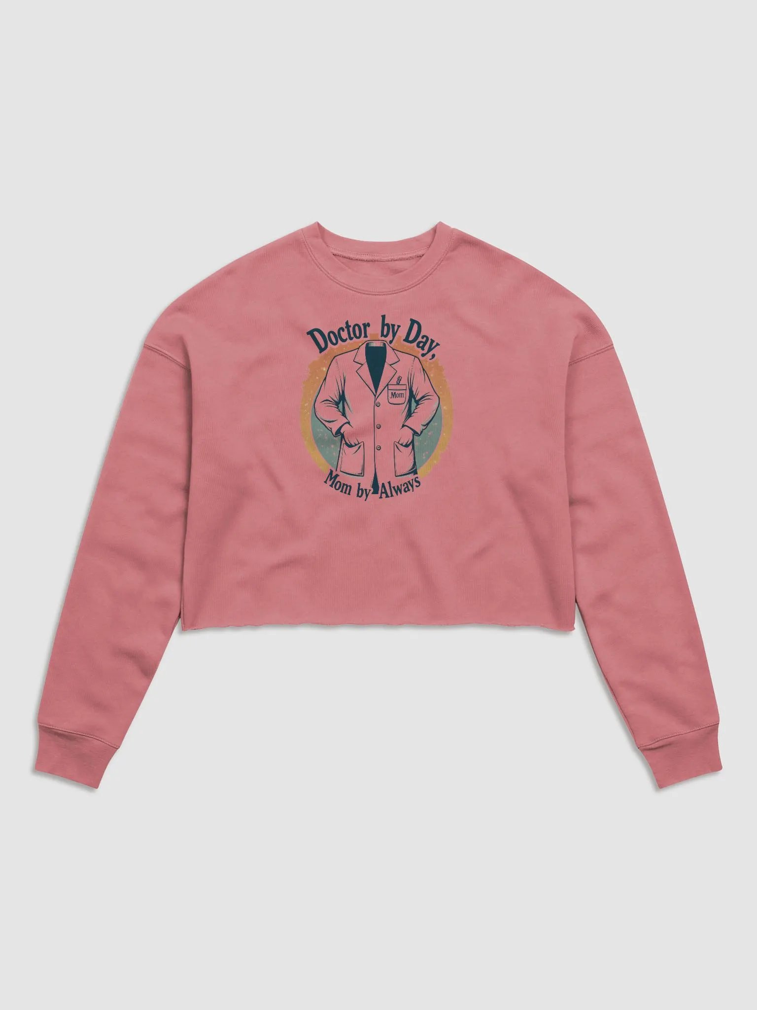 Mom by Always Doctor by Day Fleece Crop Sweatshirt product image (1)