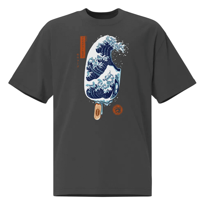 Great Wave Ice Cream - Oversized Tee product image (1)