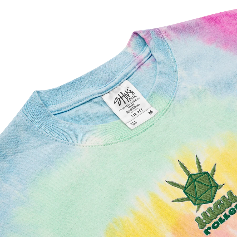 High Roller TTRPG Embroidered Tie-Dye Tee product image (3)