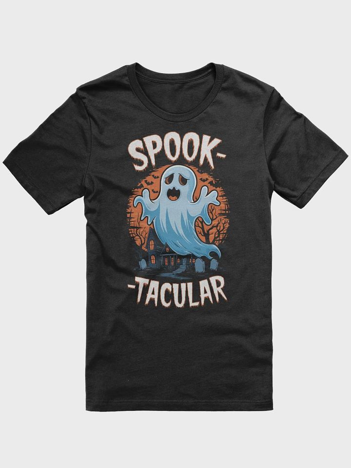 Spook-tacular Ghost Cartoon T-Shirt product image (2)