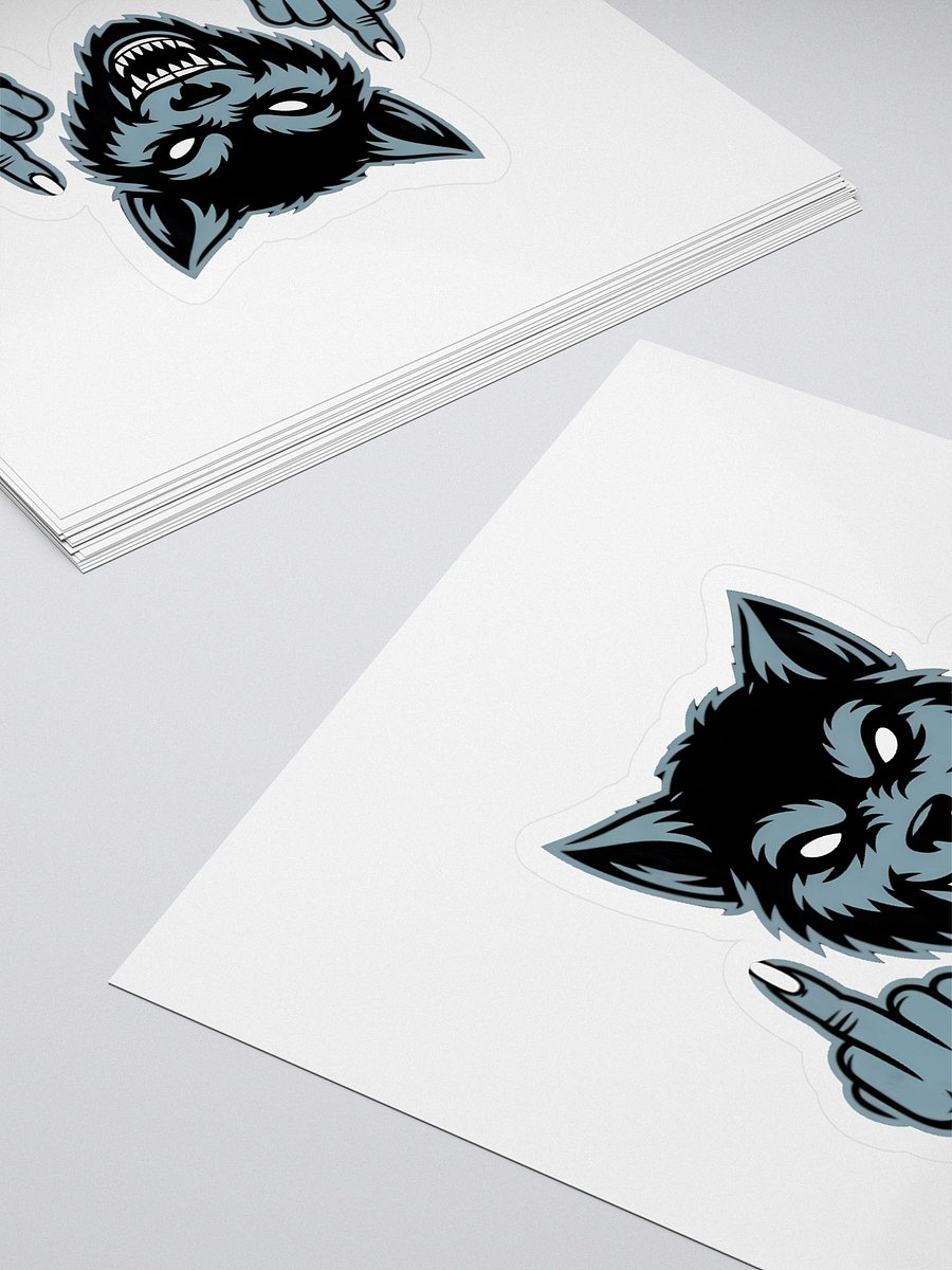 Rebel Wolf Kiss Cut Stickers product image (4)
