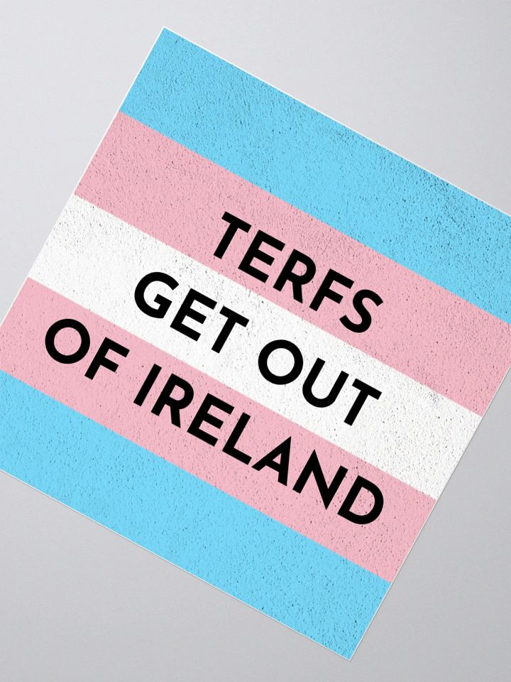TERFS GET OUT OF IRELAND - Sticker product image (5)