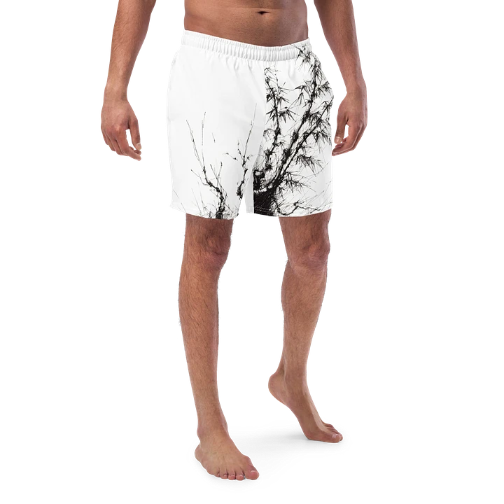 Bamboo Print Swim Trunks product image (2)