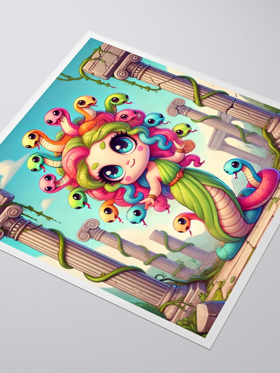 Rainbow Chibi Medusa Sticker – Mythical Magic product image (11)