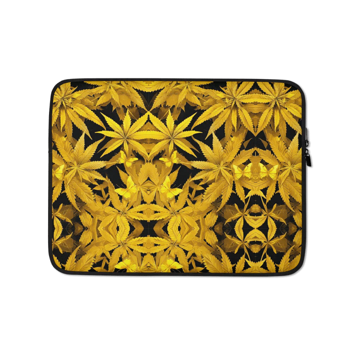 Kaleidoscope Leaves Laptop Sleeve product image (1)