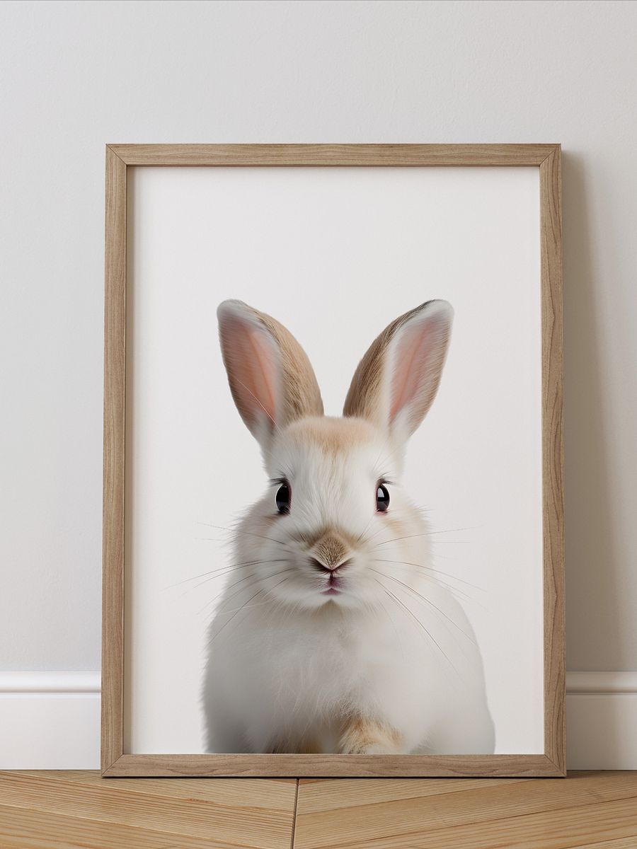 Fluffy Bunny Bliss Print product image (1)