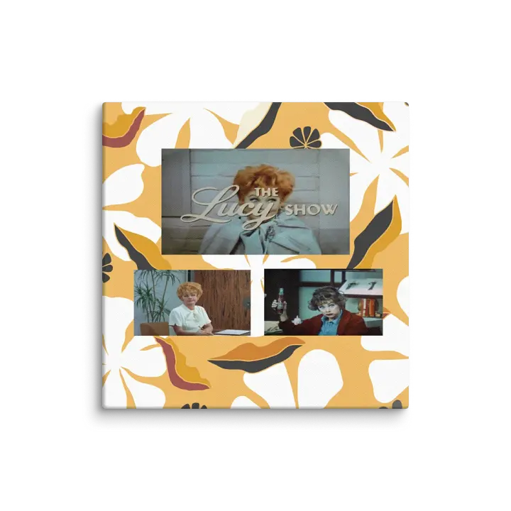 "Turbid" Lucy Floral Canvas product image (1)