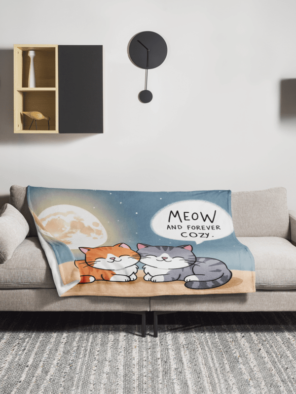 Meow & Forever Cozy Throw Blanket product image (11)