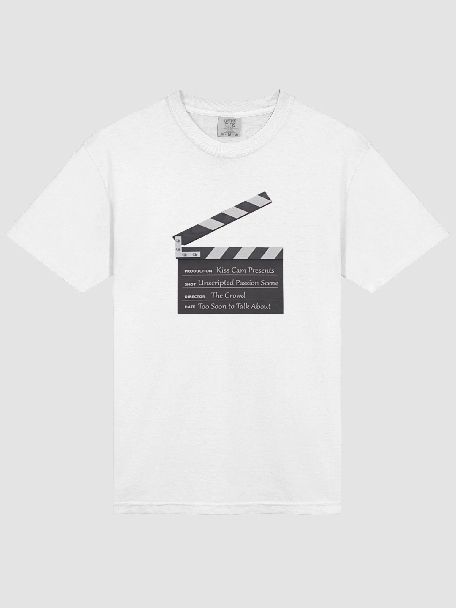 Viral Concert Clapperboard Meme Tee-Kiss Cam Scandal Shirt product image (28)