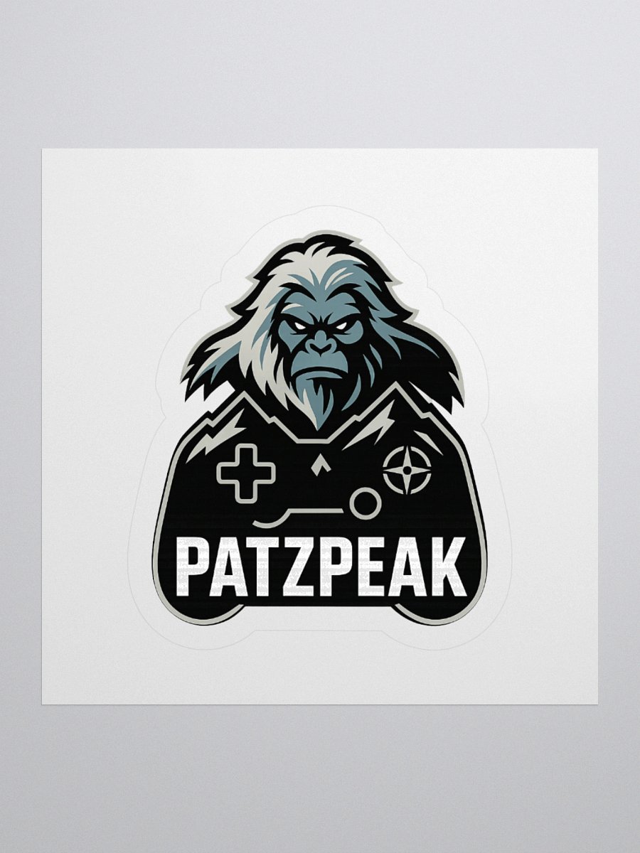 PatzPeak Gaming Gorilla Kiss Cut Stickers product image (2)