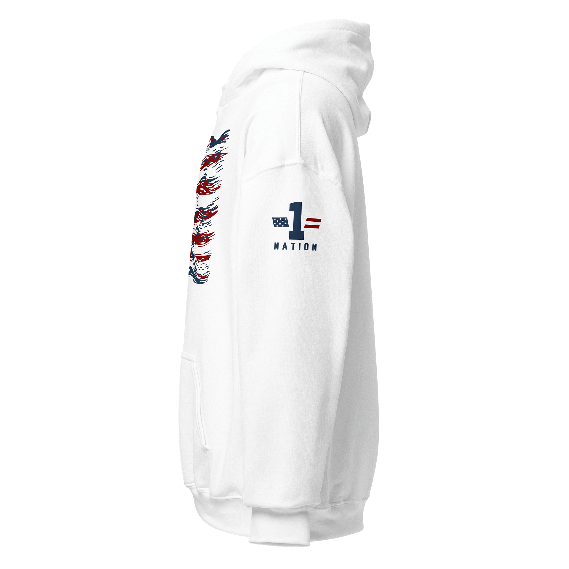 God Bless America Wavy Flag Hoodie product image (3)