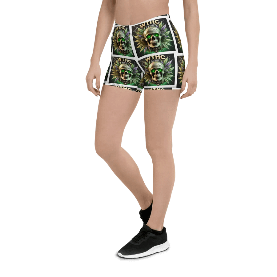 Glowing Skull All-Over Shorts product image (5)