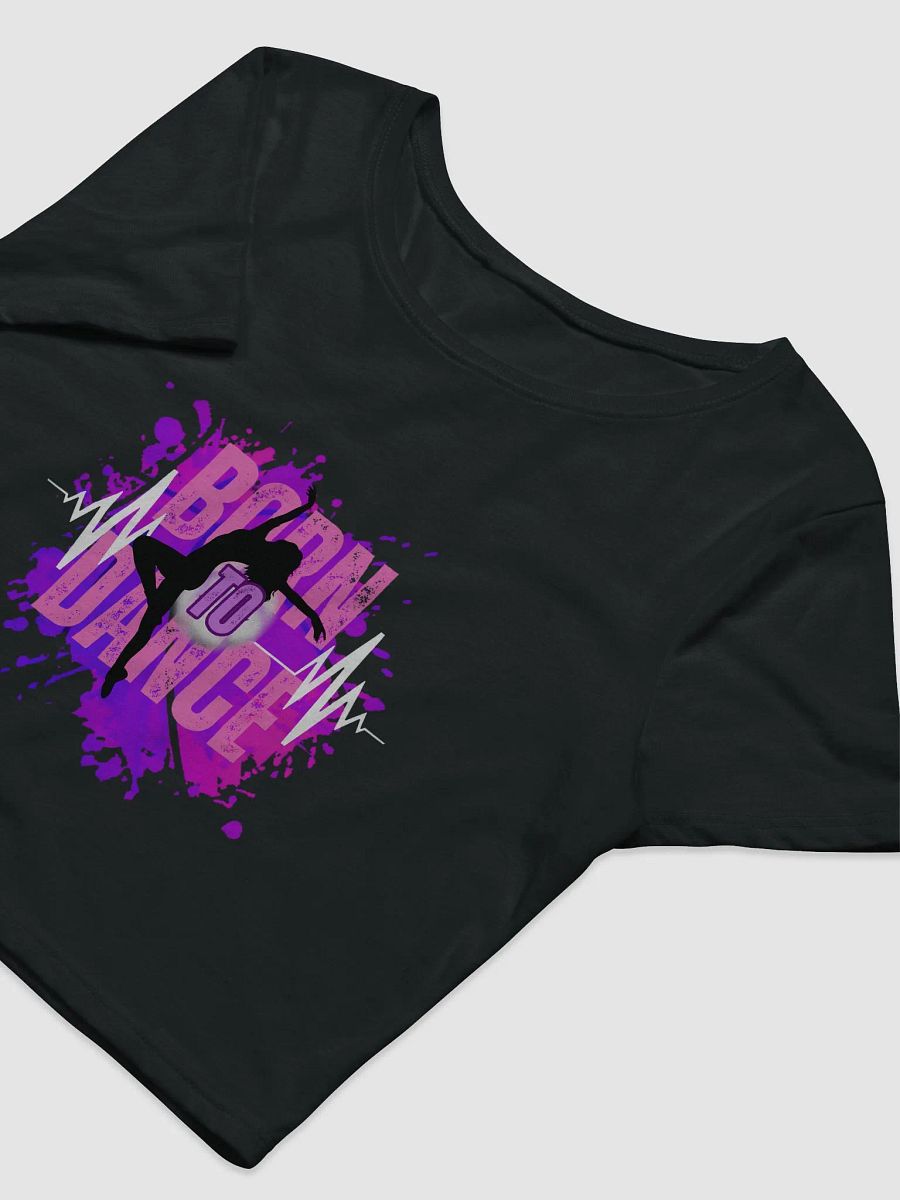 Born to Dance Her Silhouette Women's Crop Tee product image (9)