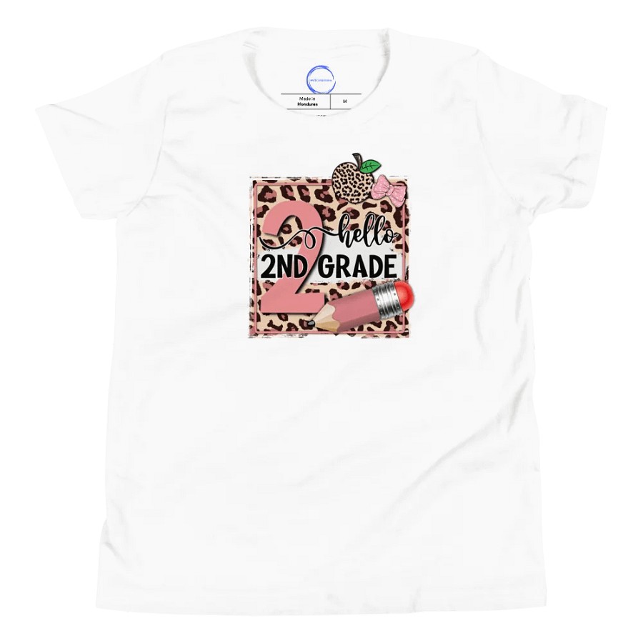 Leopard Print 2nd Grade Welcome T-Shirt product image (2)