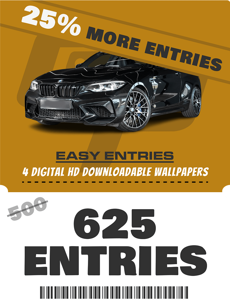 Easy Entry Gold (625 Entries)