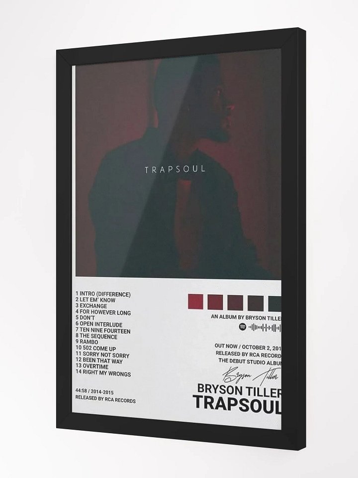 Bryson tiller Album poster product image (2)