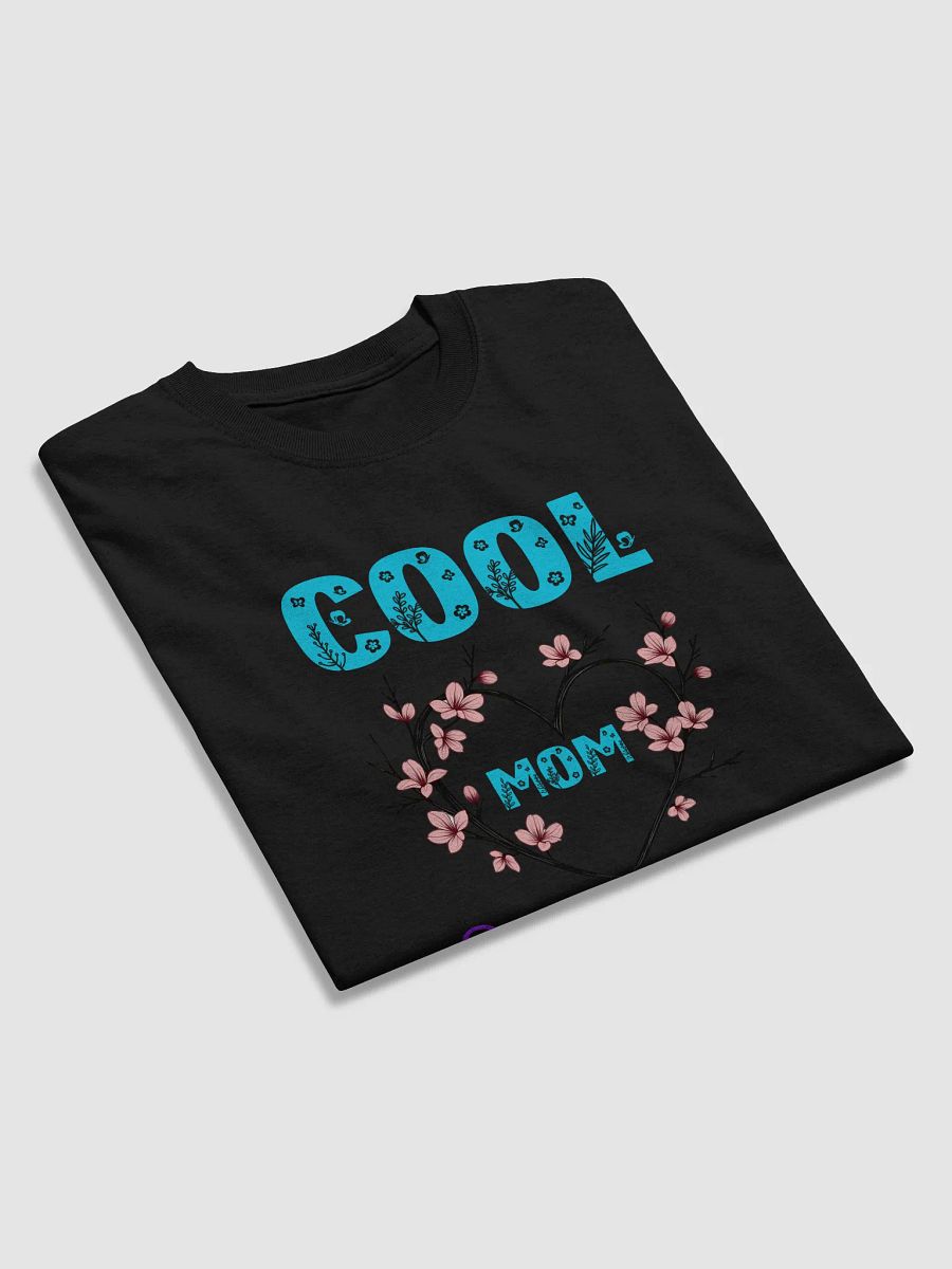Cool Mom Energy Floral Heart T-Shirt product image (28)