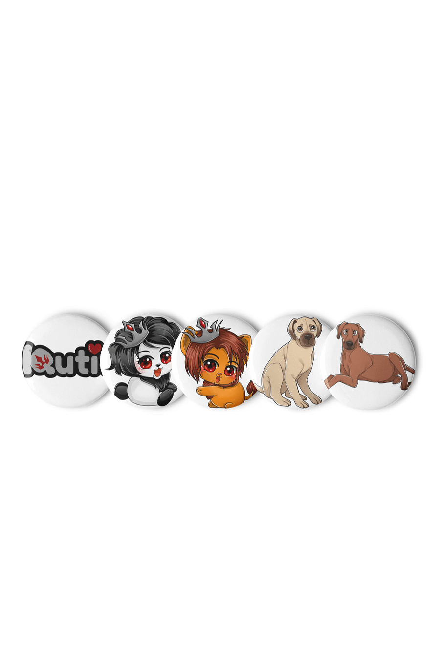 Set of 5 KQ Pins product image (1)