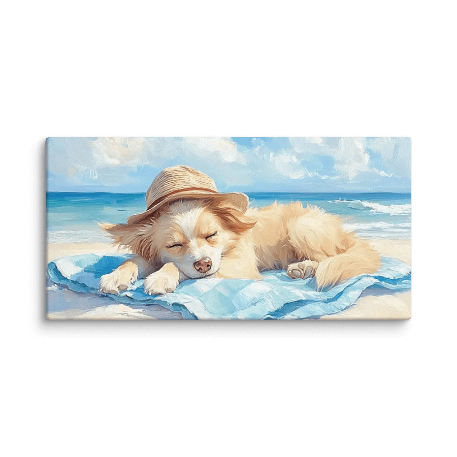 Sunny Siesta - Wrapped Canvas Landscape Print product image (1)