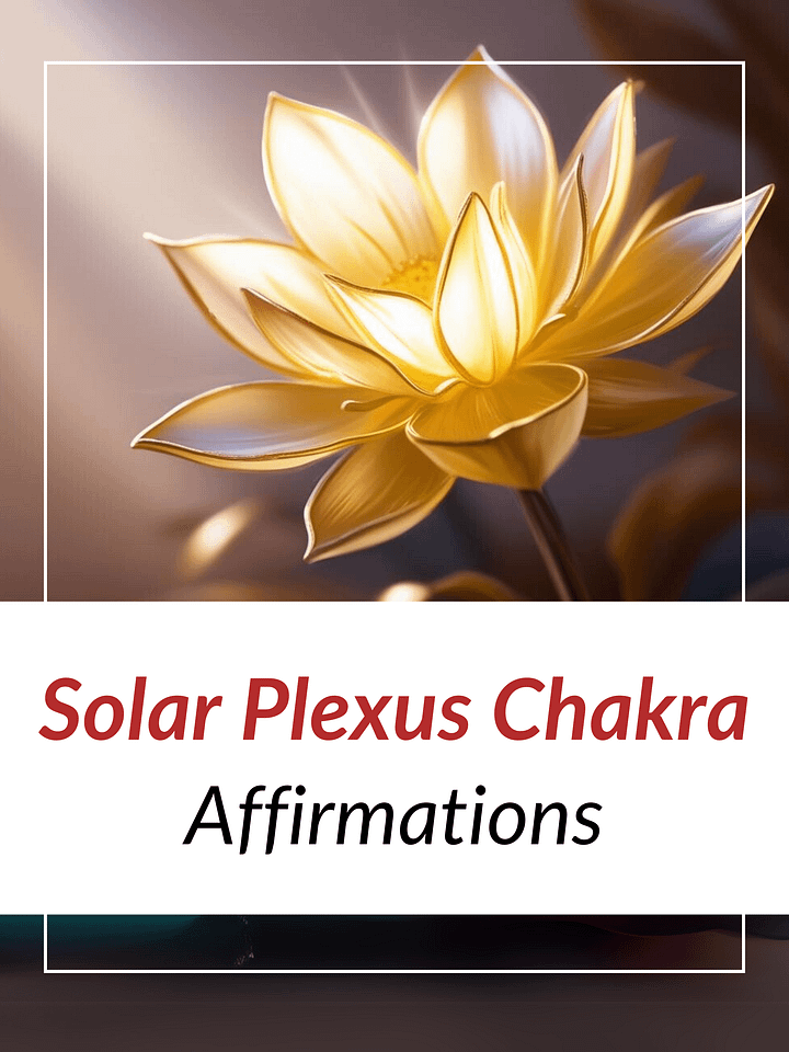 Solar Plexus Chakra Affirmations for Personal Power & Confidence | 528 Hz Frequency product image (1)