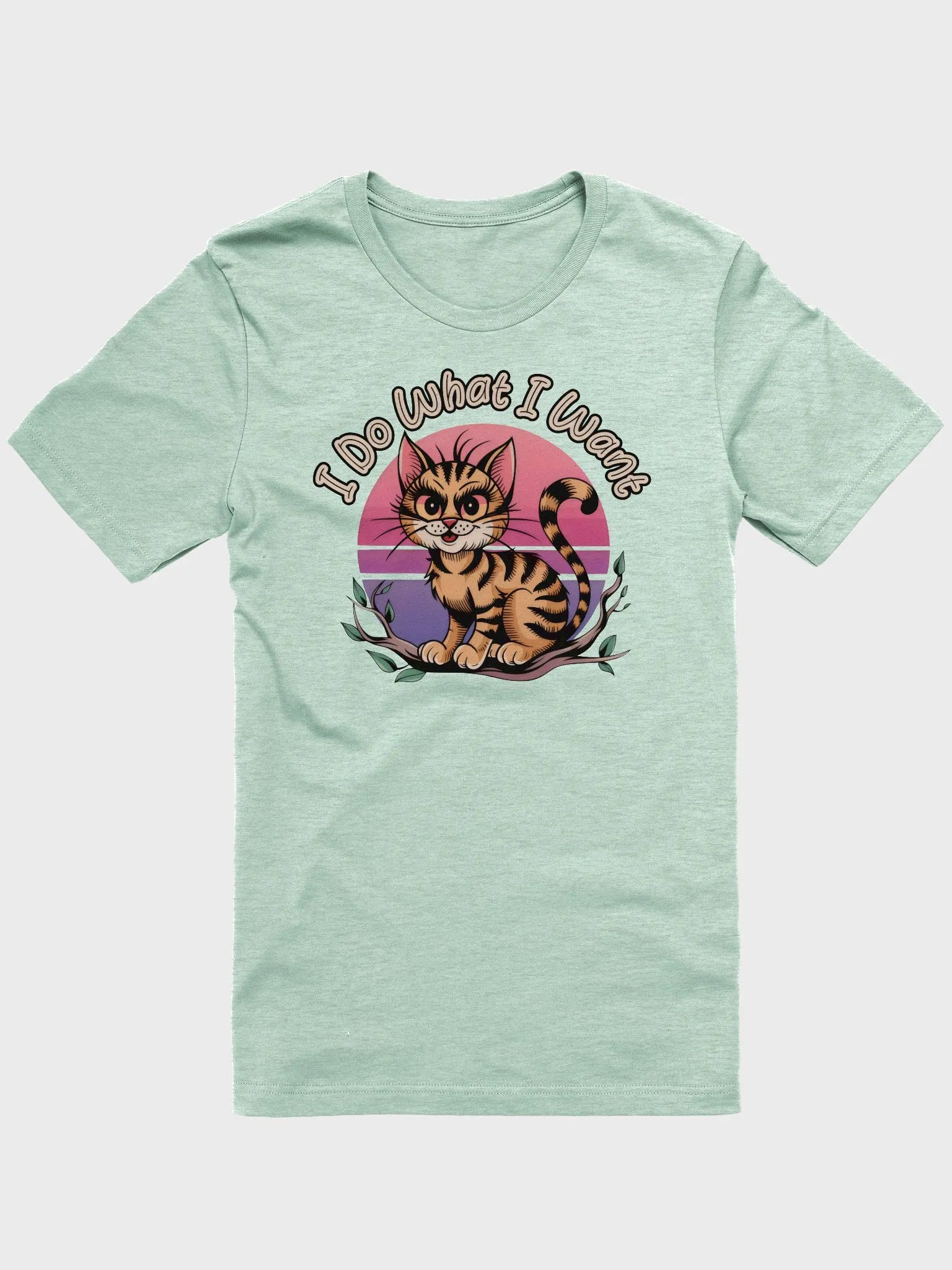 Mischievous Cat 'I Do What I Want' T-Shirt product image (27)
