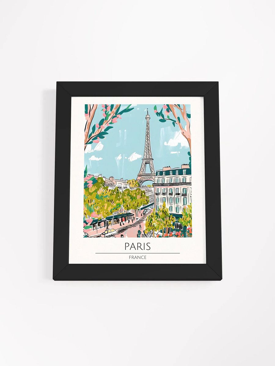 Paris France Framed Travel Poster product image (4)