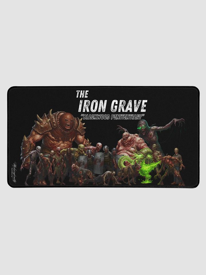 The Iron Grave - Blackwood Penitentiary - The Rotten - Black Desk Mat product image (1)