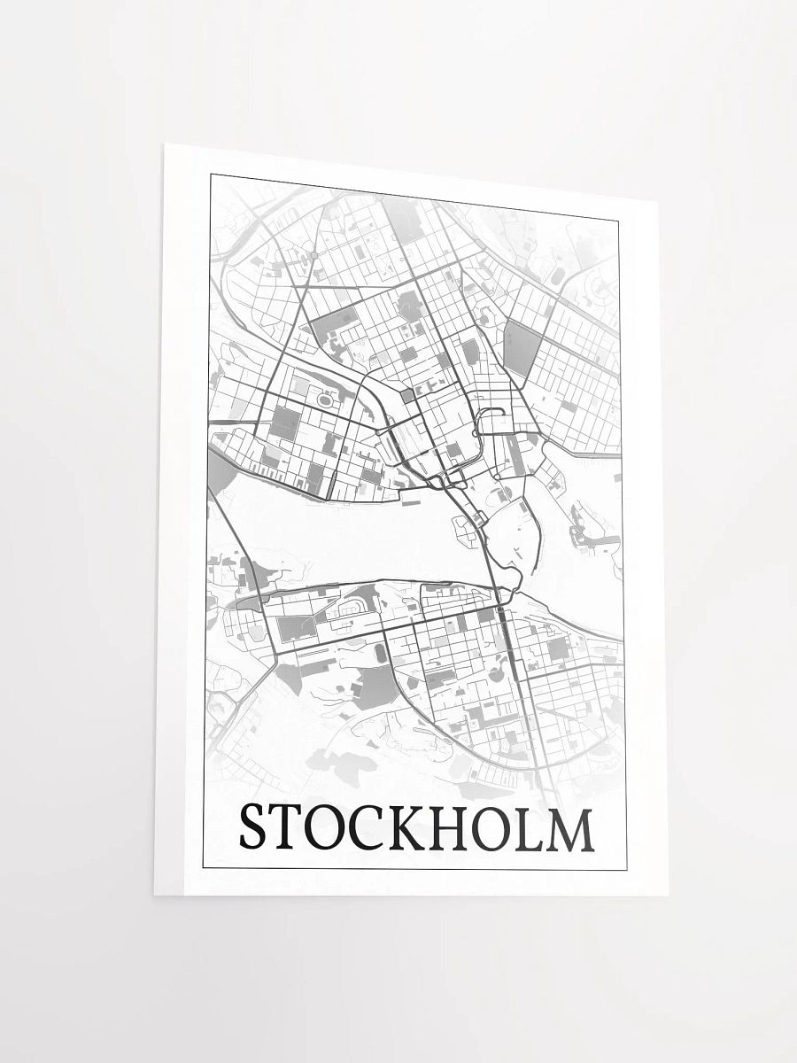 Stockholm, Sweden, city map print product image (14)