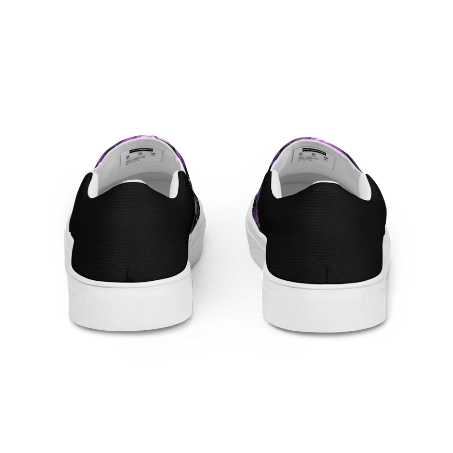 Unhinged Misfits Women's Skull Canvas Slip-Ons product image (4)