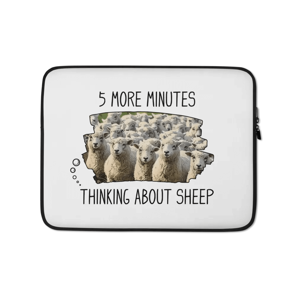 Funny Sheep Laptop Sleeve product image (1)