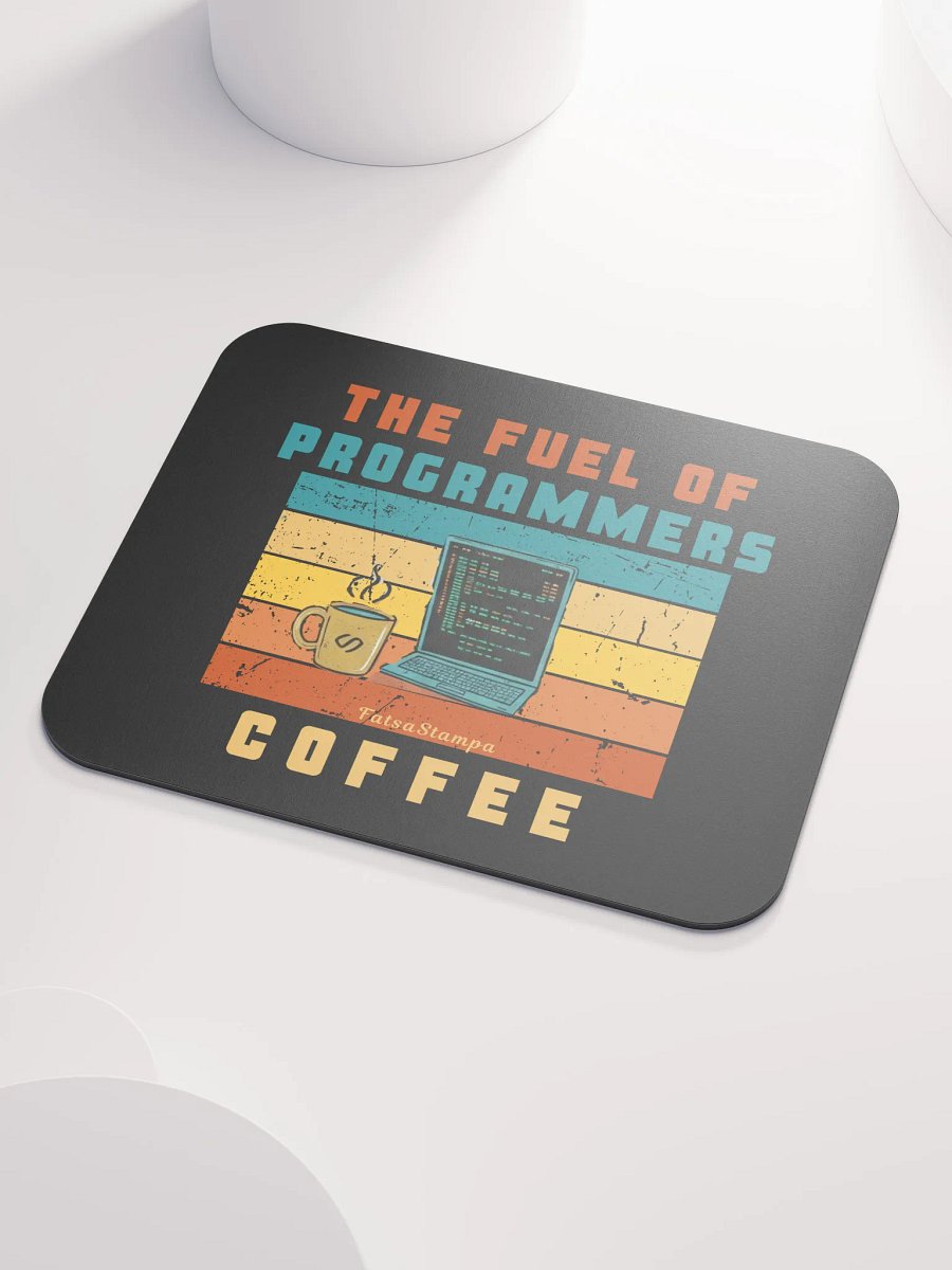 Retro Programmer's Fuel Mouse Pad product image (3)