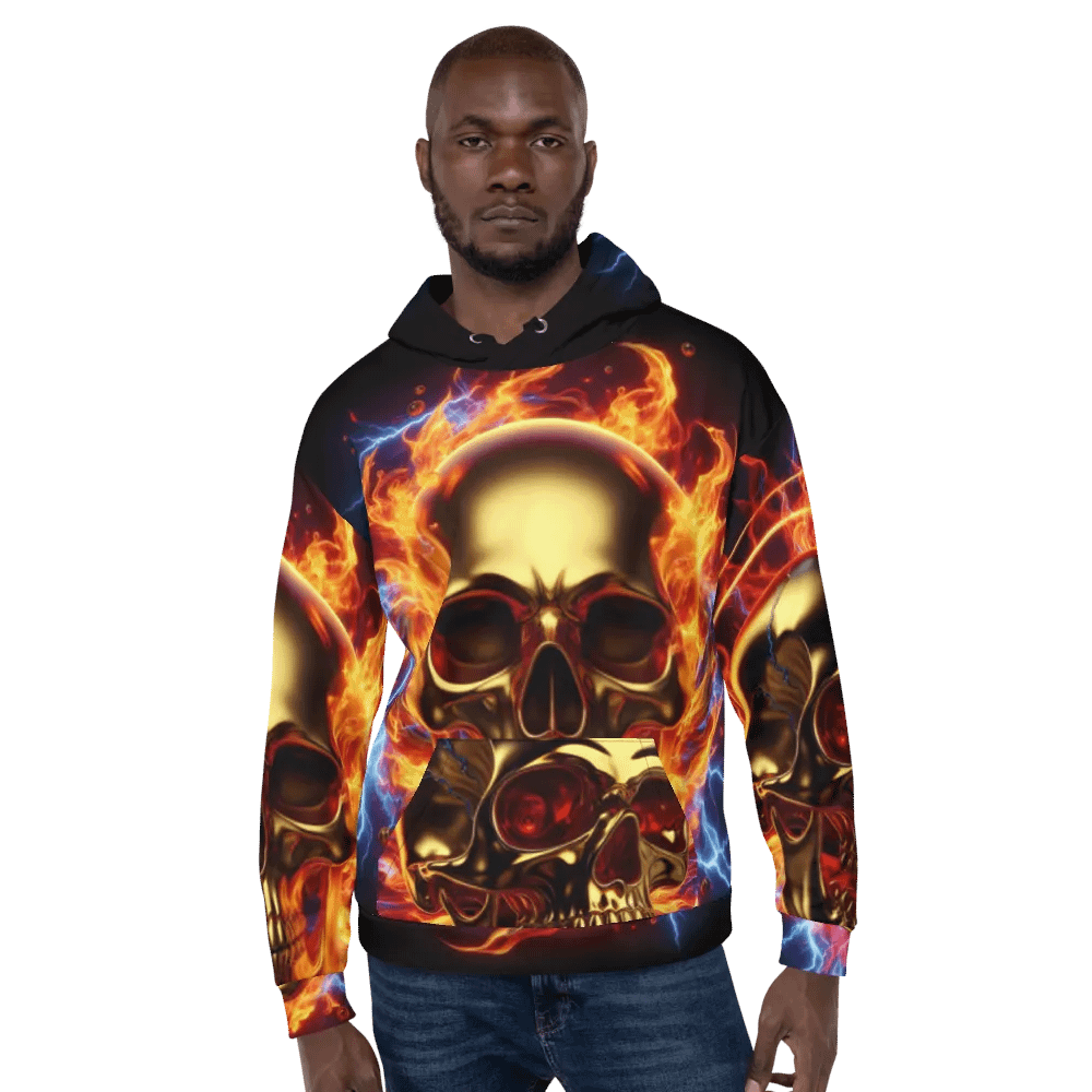 Ember Skull - Unisex Skull Hoodie #4 product image (6)