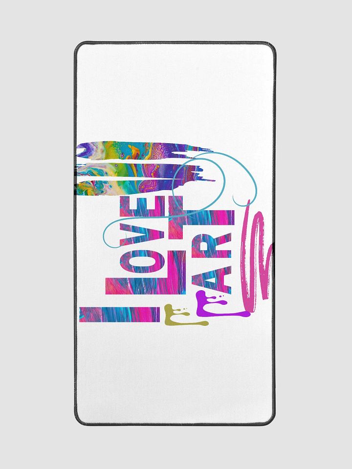 I love art desk mat product image (2)