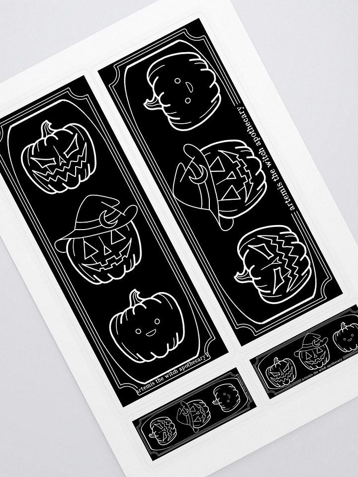 Trick or Treat Stickers - White product image (1)