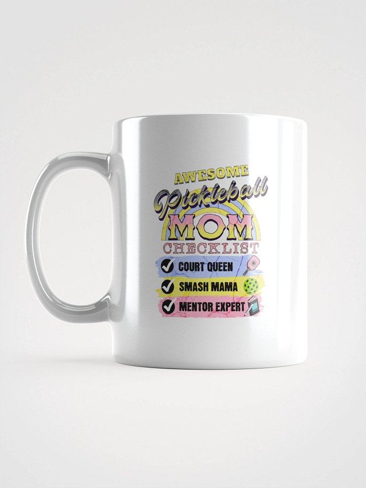 Awesome Pickleball Mom Checklist Mug product image (1)