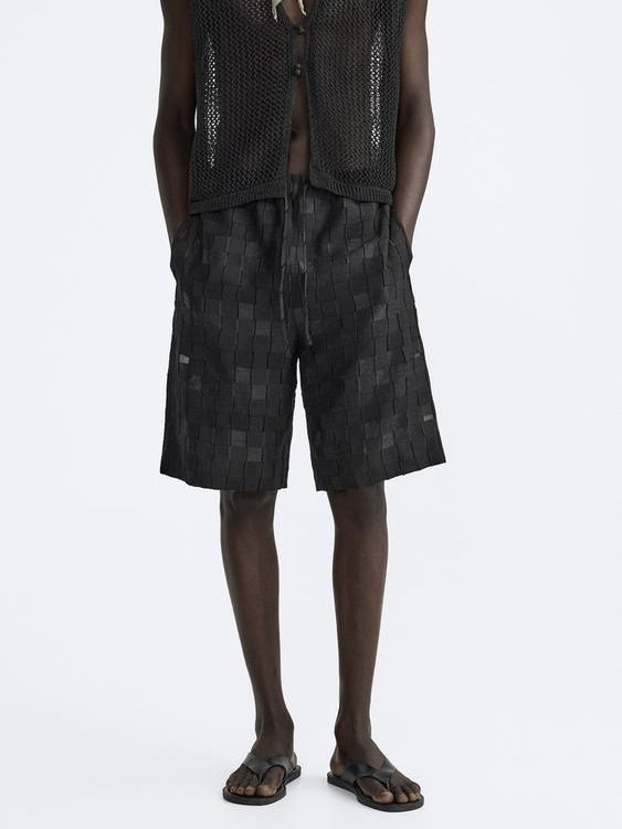 BRAIDED JACQUARD BERMUDA SHORTS product image (9)