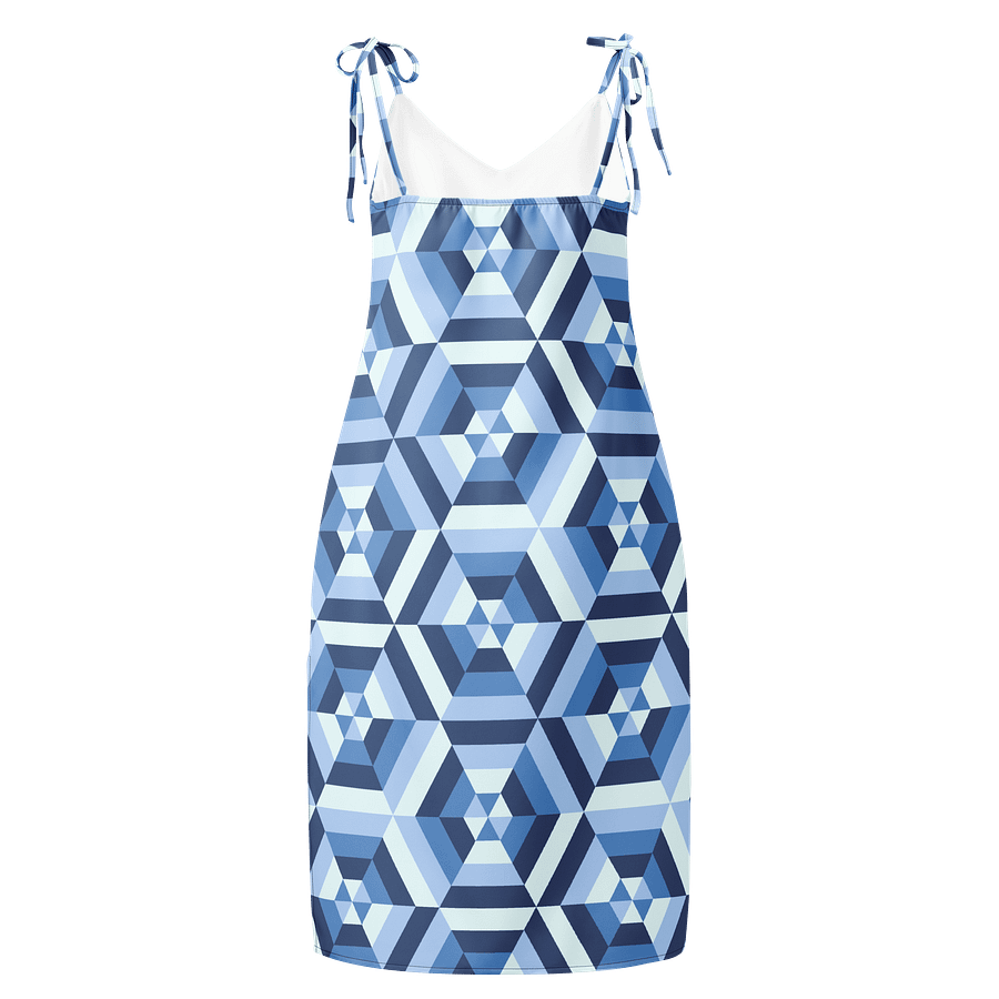 Symmetric Blue Hex Dress product image (2)
