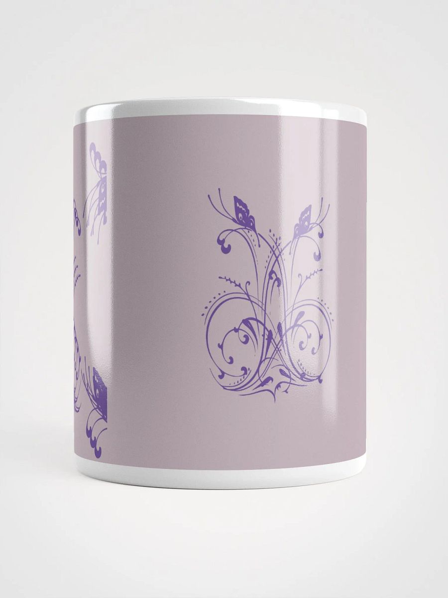 Purple Floral Swirls Mug product image (13)