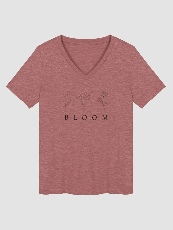Bloom Elegance V-Neck Tee product image (2)