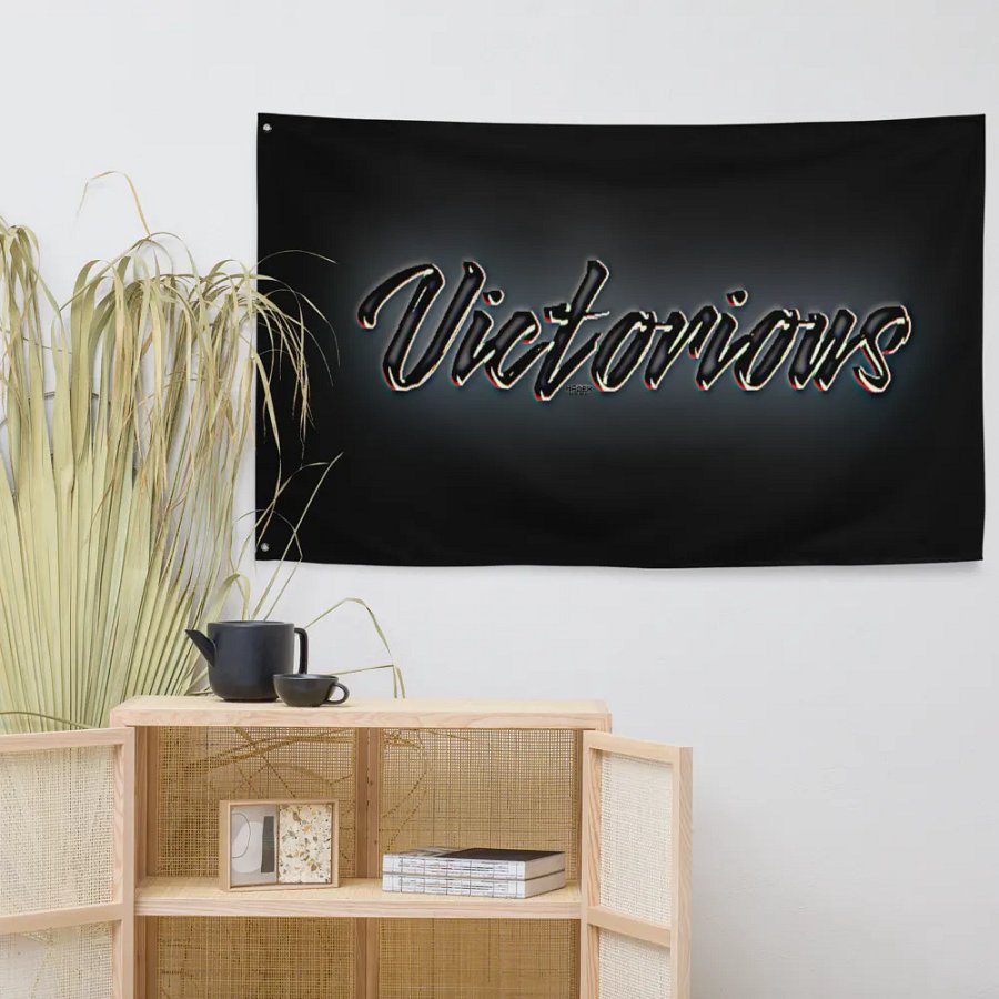 Victorious - Black - Flag product image (7)