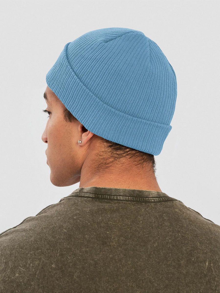 Organic Cotton Embroidered Beanie: #1 Pooky Fan 20s illustration style product image (5)