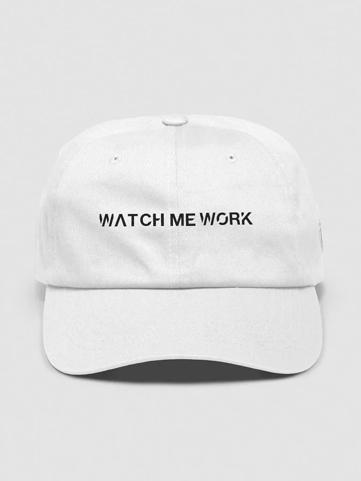 WatchMeWork Signature Dad Hat - White product image (1)