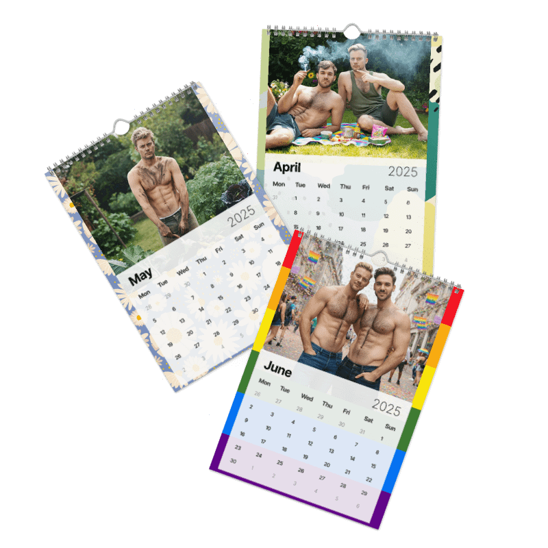 AI HUNKS - A HoneyBearSquish Calendar product image (3)