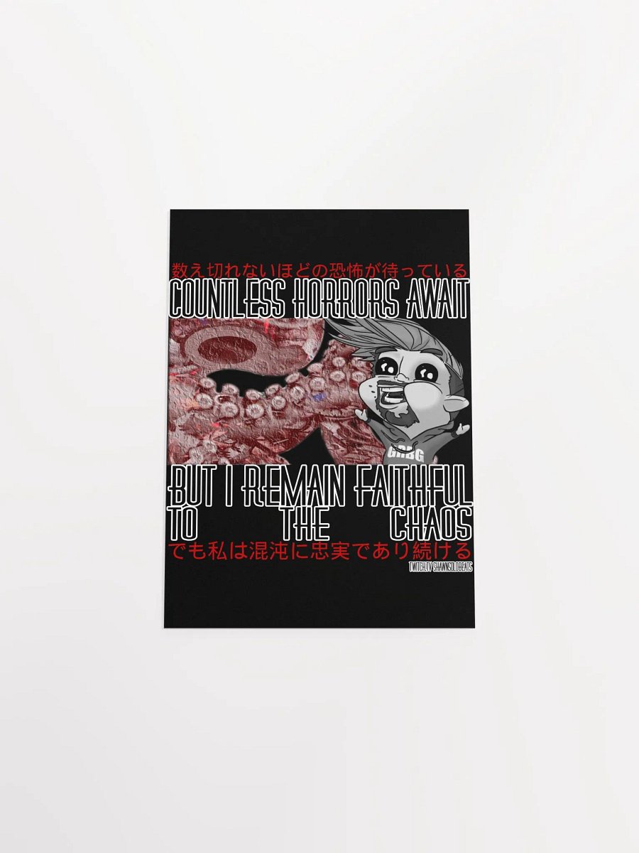 Faithful to the chaos Poster product image (4)